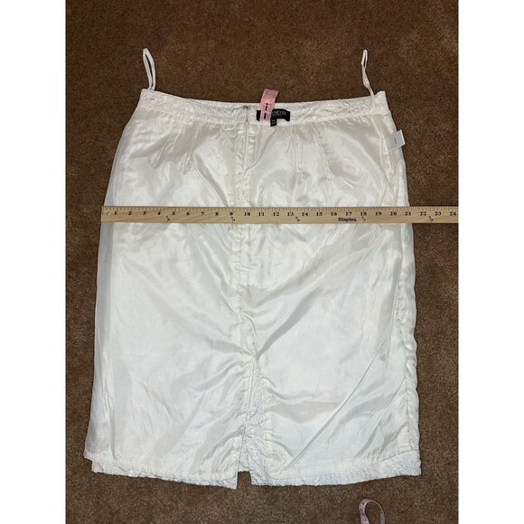 John Meyer Collection Creamy White  Textured Brocade Skirt Suit Set Size 14/16 - Picture 10 of 17